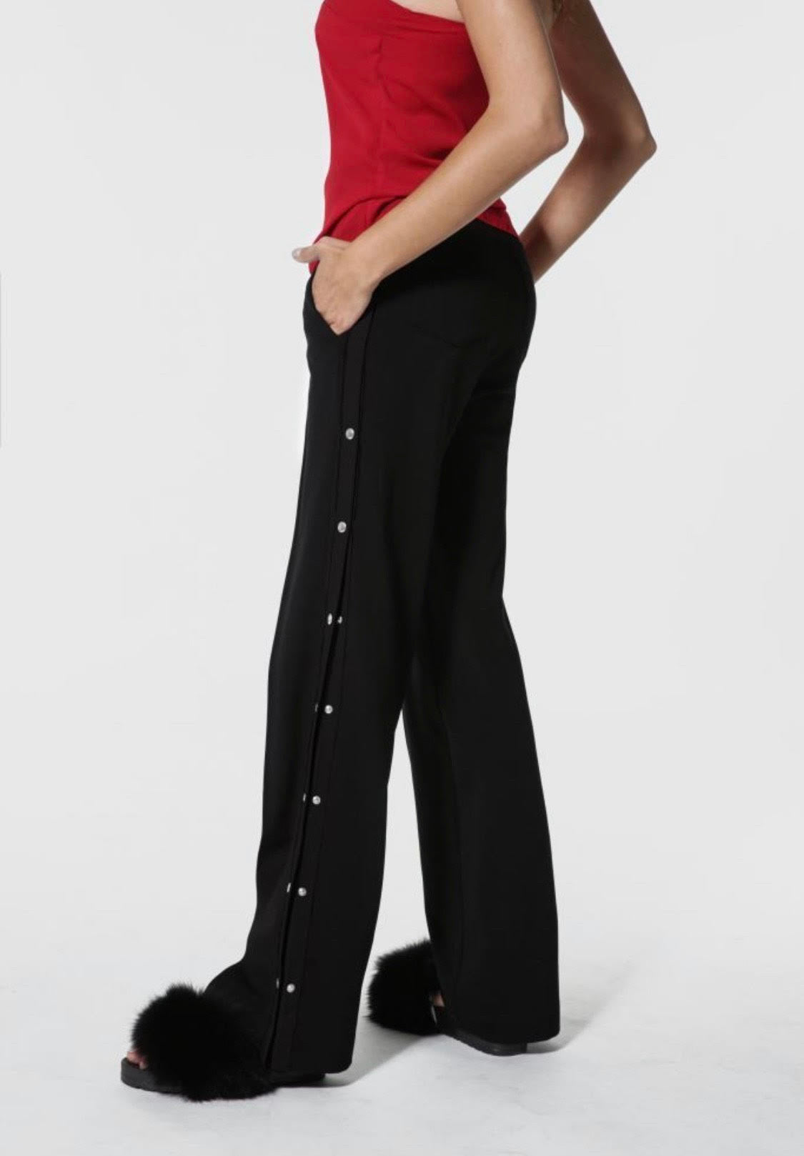 wide leg jogging trousers