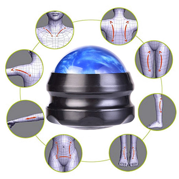 Massage Back Ball Roller Neck Body Manual for Muscle Pain Relief Deep Tissue 1