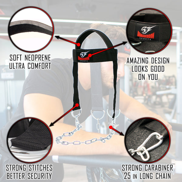 Best Padded Head Harness Thick Neck Strap Training Builder Exerciser