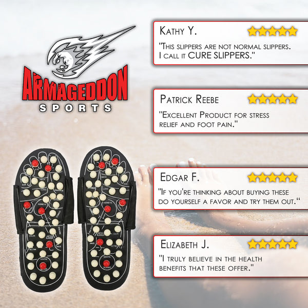 ZURU BUNCH Foot Massage Slippers Acupuncture Therapy Massager Shoes For Foot  Acupoint Activating Reflexology Feet Care Sandal Dual Benefits for Unisex  (SIZE-9) Massager - ZURU BUNCH : Flipkart.com