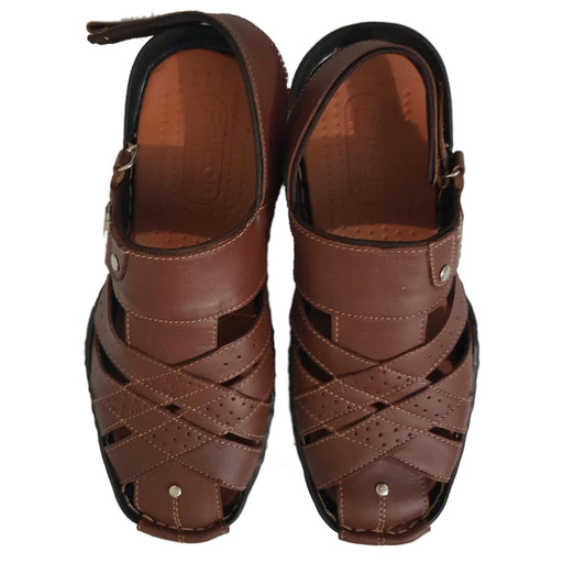 casual leather sandals