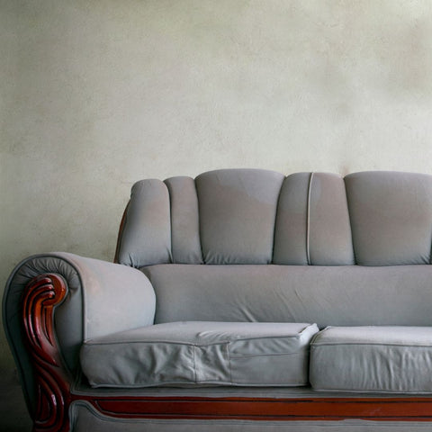 Image of an older/worn couch
