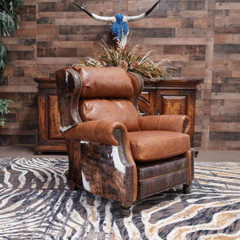 Hat Creek Interiors - recliner and dresser