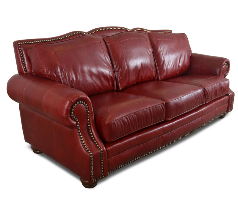Almont Rustic Leather Sofa | Western Leather Sofas | Hat Creek – Hat Creek  Interiors