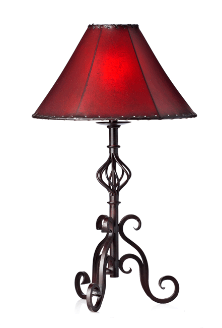 forged iron table lamps