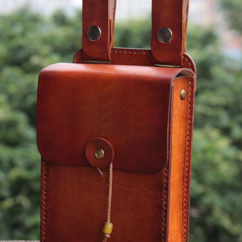 leather pouch belt bag