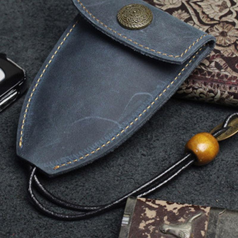 Handmade Leather Floral Mens Cool Car Key Wallet Coin Wallet Pouch Car ...