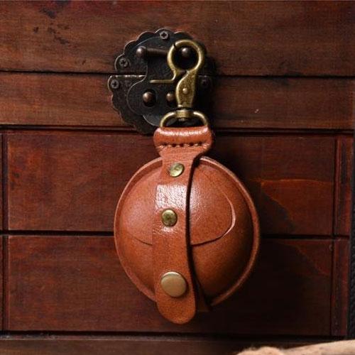 Handmade Leather Mens Cool Change Coin Wallet Coin Holder Coin Pouch C ...