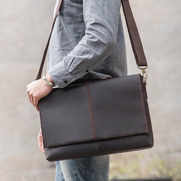 leather side laptop bags for mens