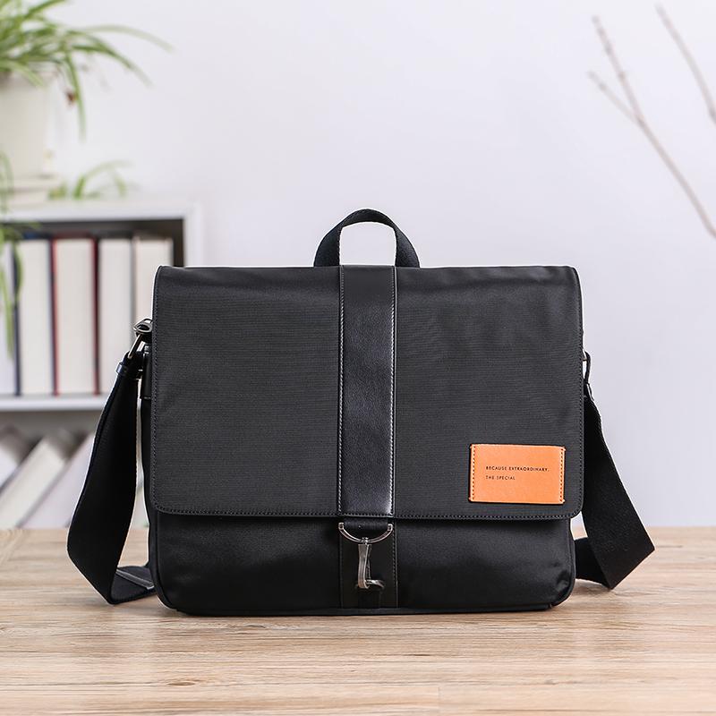 nylon messenger bag mens