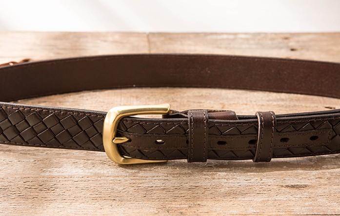 Handmade Cool Braided Leather Mens Belt Leather Belt for Men ...