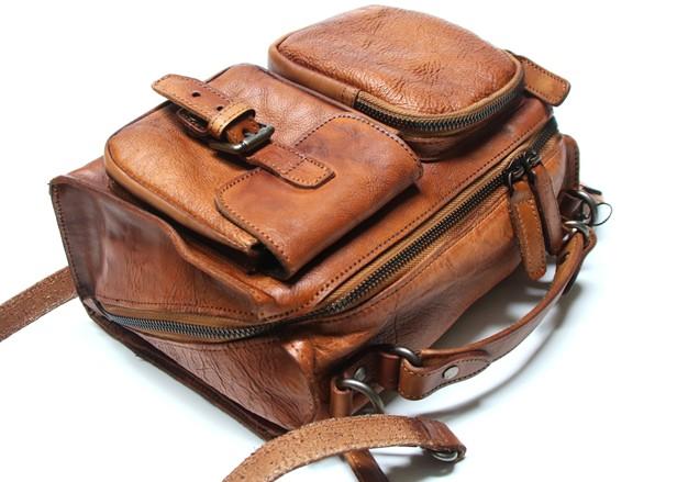 Vintage Brown Leather Mens Messenger Bag Handbag Shoulder Bag for men ...