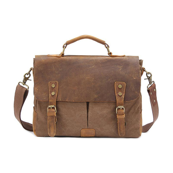 Canvas Leather Mens 14