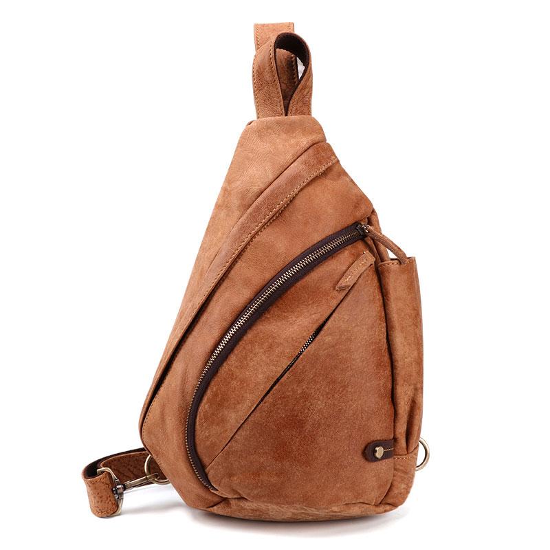 Cool Camel Black Leather Chest Bags Sling Bag Sling Crossbody Bag For ...