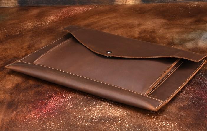 mens leather clutch bag