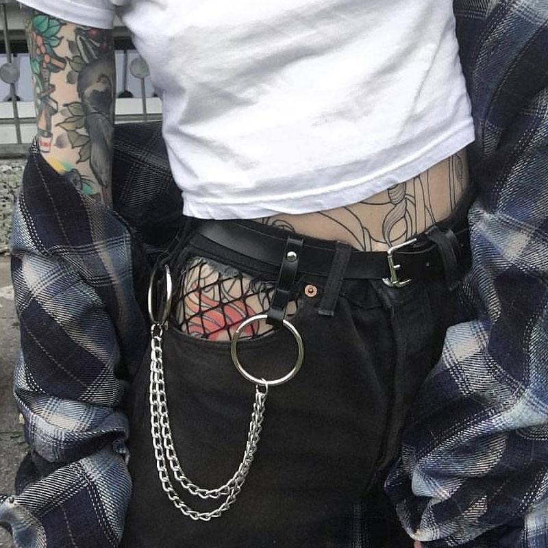 wallet chain jeans