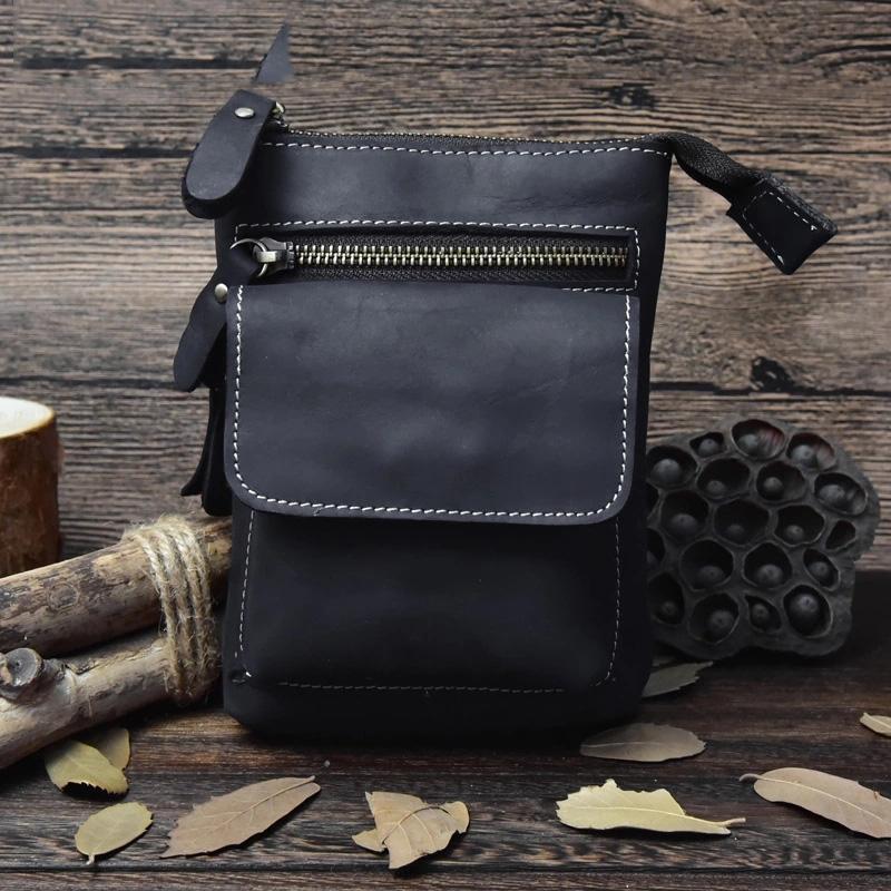 Cool Leather Cell Phone Holsters Belt Pouch for Men Waist Bag BELT BAG ...