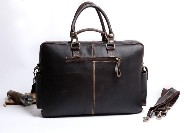 Genuine Leather Mens Cool Weekender Bag Travel Bag Duffle Bags Briefca ...