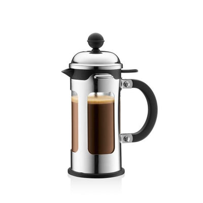 Bodum Chambord French Press  3-Cup, 12-Ounce, Matte Chrome