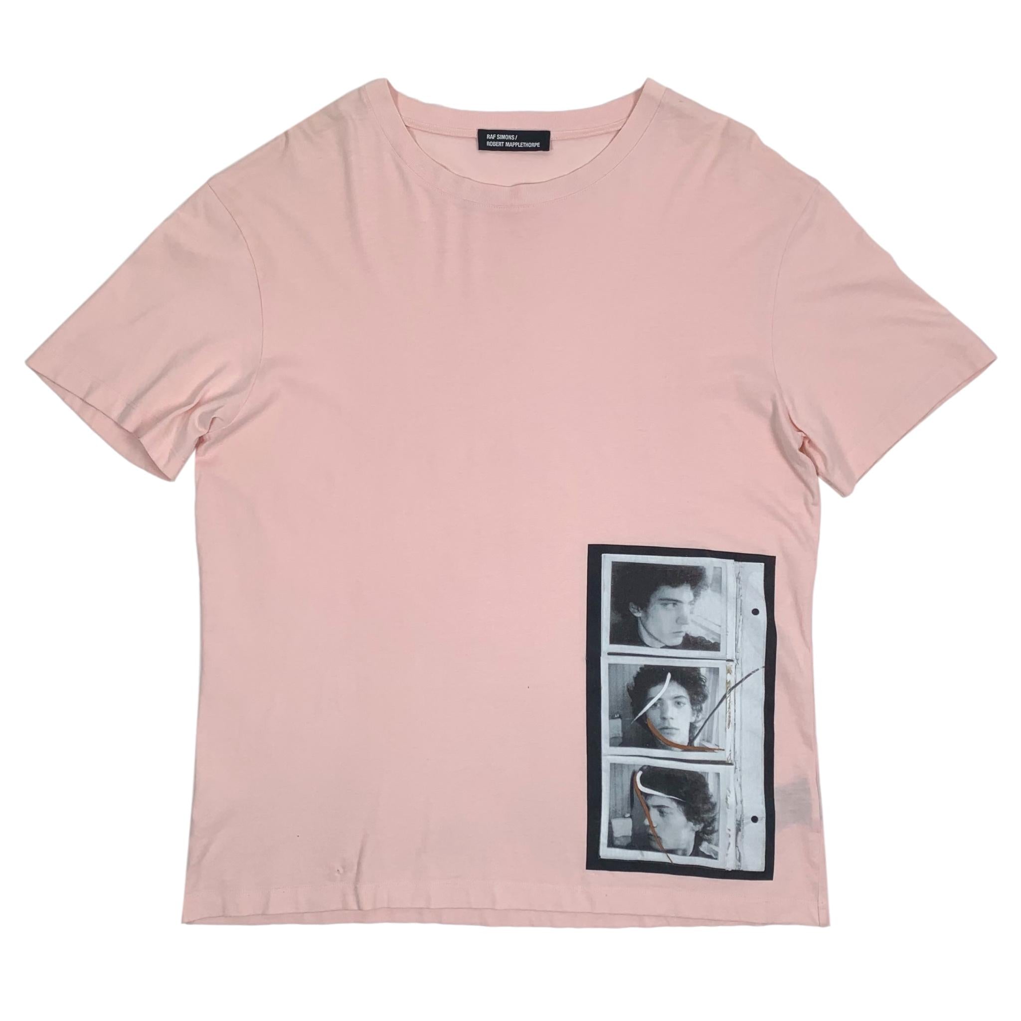 RAF SIMONS Robart Mapplethope ビッグTシャツ | unimac.az