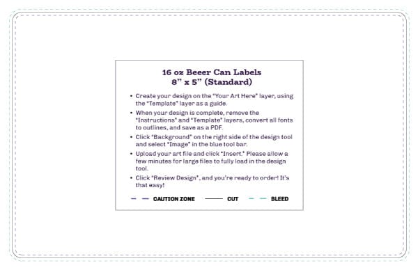 Beer Label Template Example
