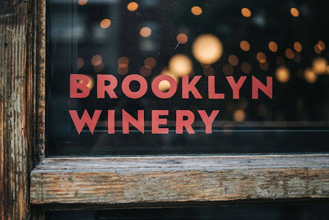 brooklyn winery window sticker