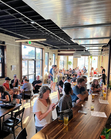 Crowded Brewery Taproom