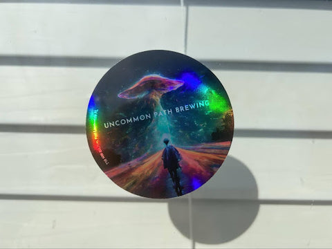UFO holographic sticker