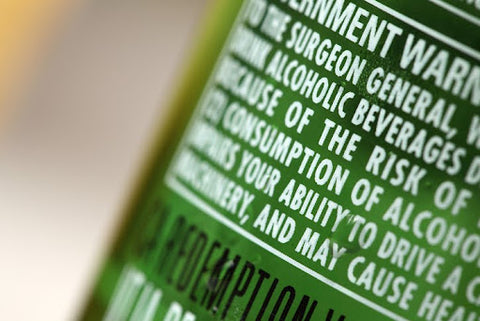 alcohol warning label
