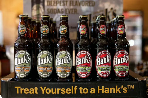 Hank's soda bottles.