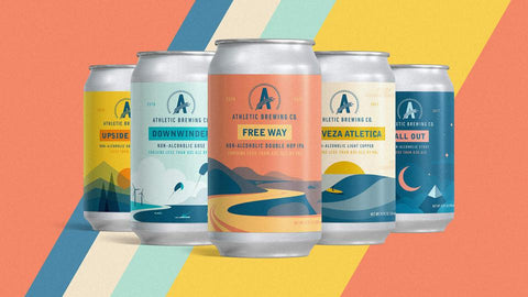 Athletic Brewing Company non-alcoholic beers.