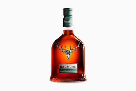 Bottle of The Dalmore whiskey.