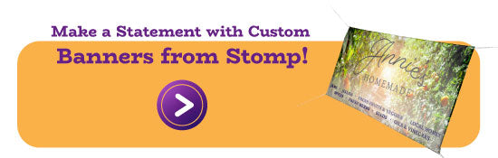 Make a Statement with Custom Banners from Stomp banner.