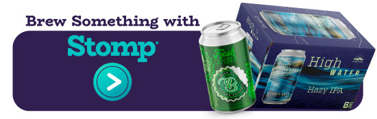 Brew Something with Stomp banner. 