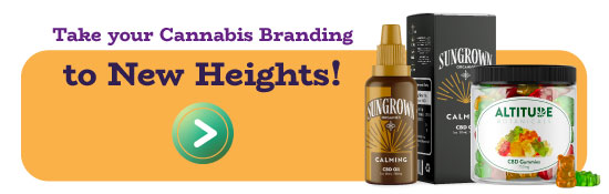 Take your Cannabis Branding to New Heights banner. 
