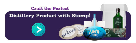 Craft the Perfect Distillery Product with Stomp banner.