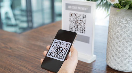 QR code display