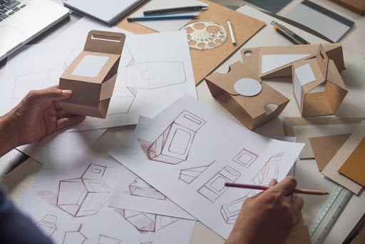 drawing designs of cardboard boxes