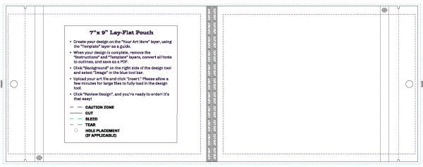 Food Pouch Templates