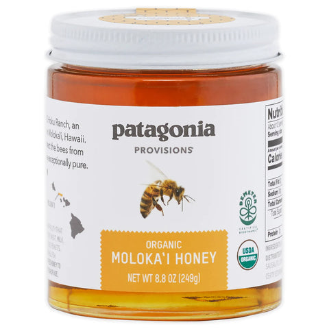 Patagonia jar of honey.