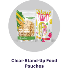 Clear Stand-Up Food Pouches