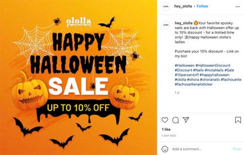 Halloween Sale Social Post