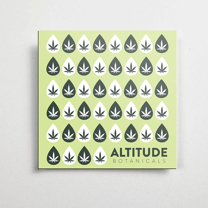 Square Indoor Cannabis Magnets