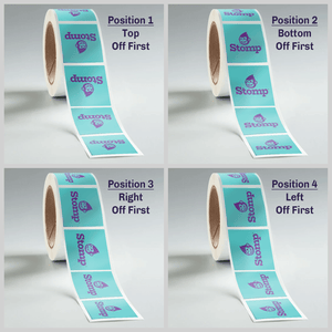 Custom Die Cut Paper Food Delivery Labels - Stomp Stickers
