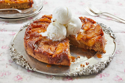 Sour Southern Apple Upside Down Cake