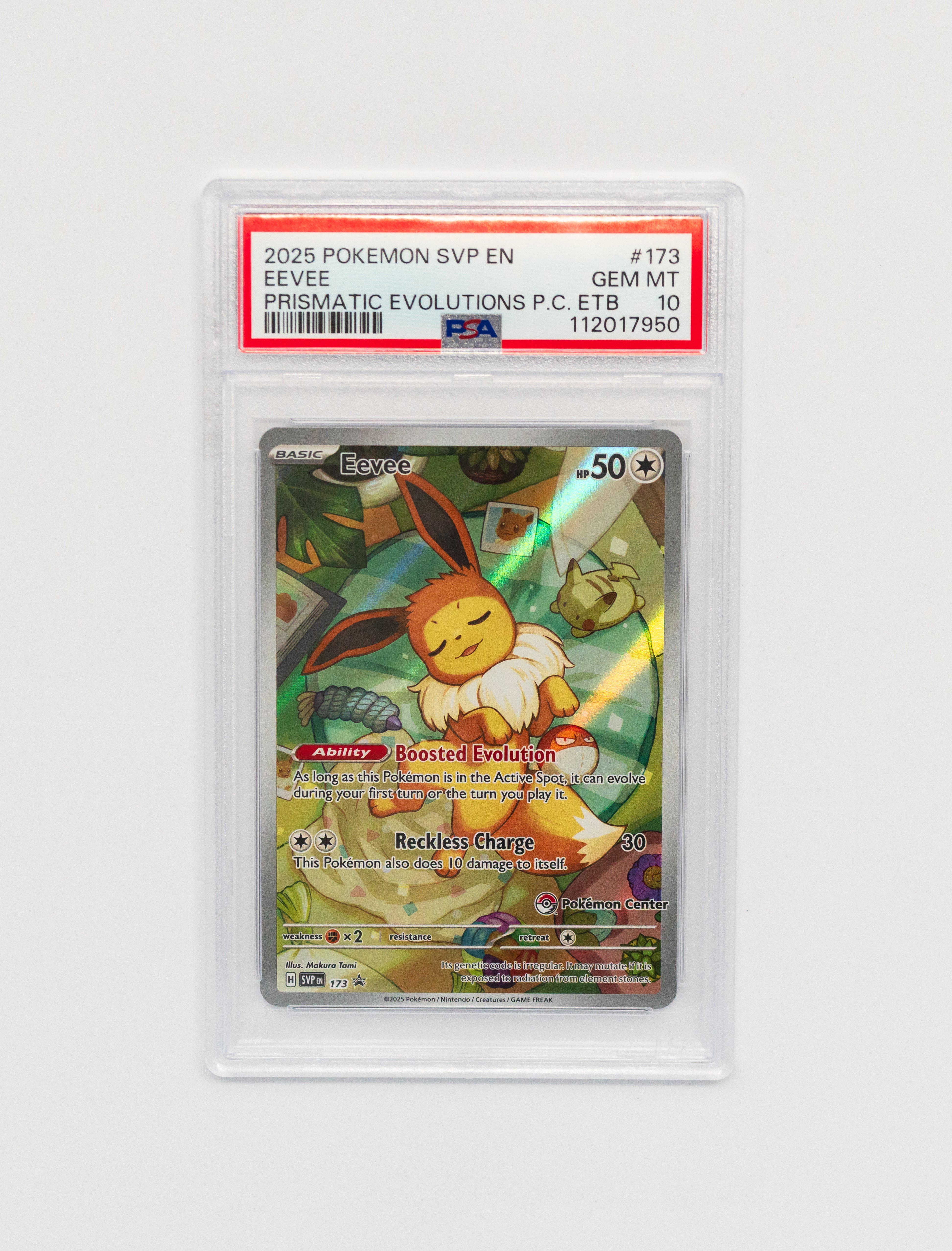 PSA 10 - Eevee - 173 (Pokemon Center Exclusive)