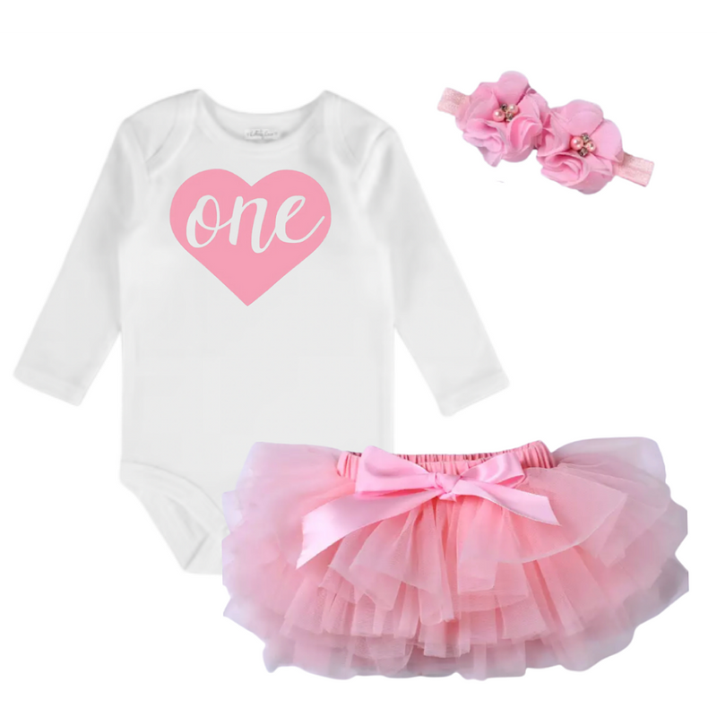 Alice in Wonderland First Birthday Layette Set for Baby