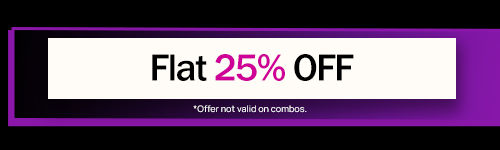 Flat 25% OFF!