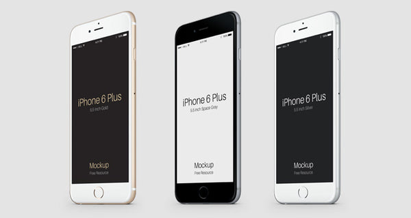 Download Pack of iPhone 6 Plus Psd Vector Mockups - Mockup Hunt