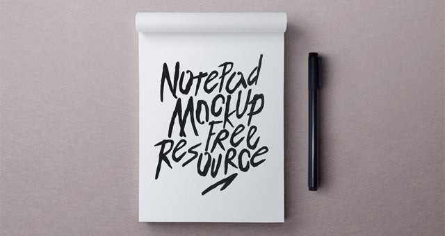 Download Empty Clean Notepad Mockup Psd - Mockup Hunt